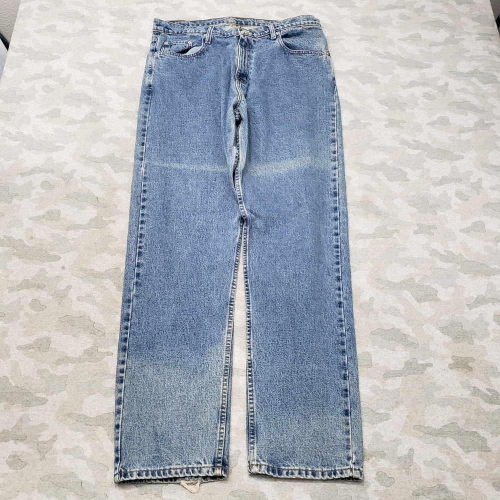 Polo Ralph Lauren Jeans Mens 38x34‎ Blue Relaxed Pockets Denim Medium Wash